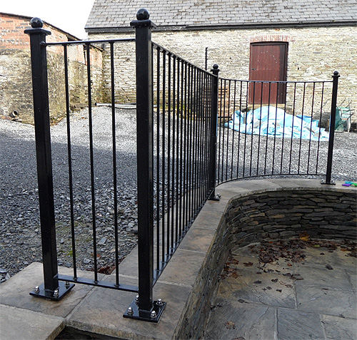 Bespoke metal gates and fencing project 12