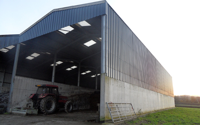 Agricultural steel building project 2