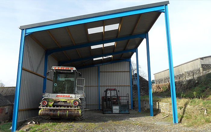 Agricultural steel building project 9