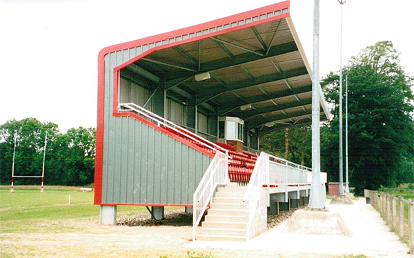 Newcastle Emlyn stadium steelwork project 4